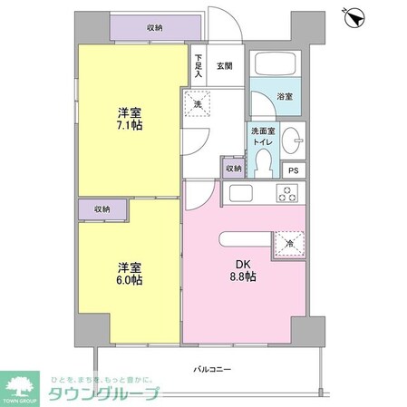 プロスペクト西巣鴨の物件間取画像